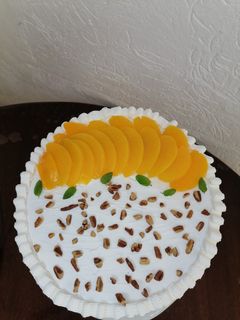 Una foto de Pastel Tres leches de durazno