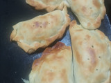Empanadas de cerdo reciclando