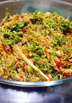 Foto resep Tumis Bunga Paya udang Rebon