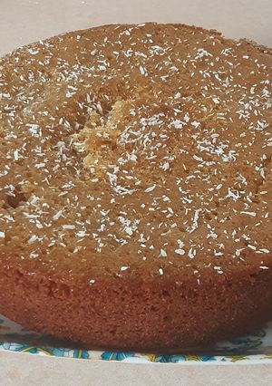 عکسی از دستور کیک قابلمه ای من 😋😋😋 برای سالگرد ازدواجمون