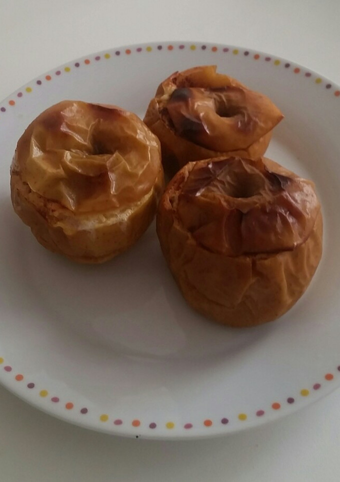 Una foto de Manzanas asadas diet