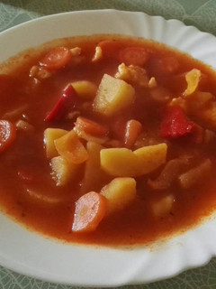 Hamis gulyásleves recept fotója