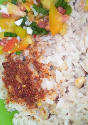 A picture of Special rice and beans.