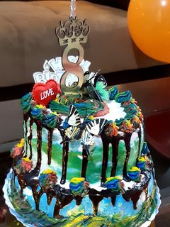 عکسی از دستور کیک خامه ای خونگی حدیث پز 😋