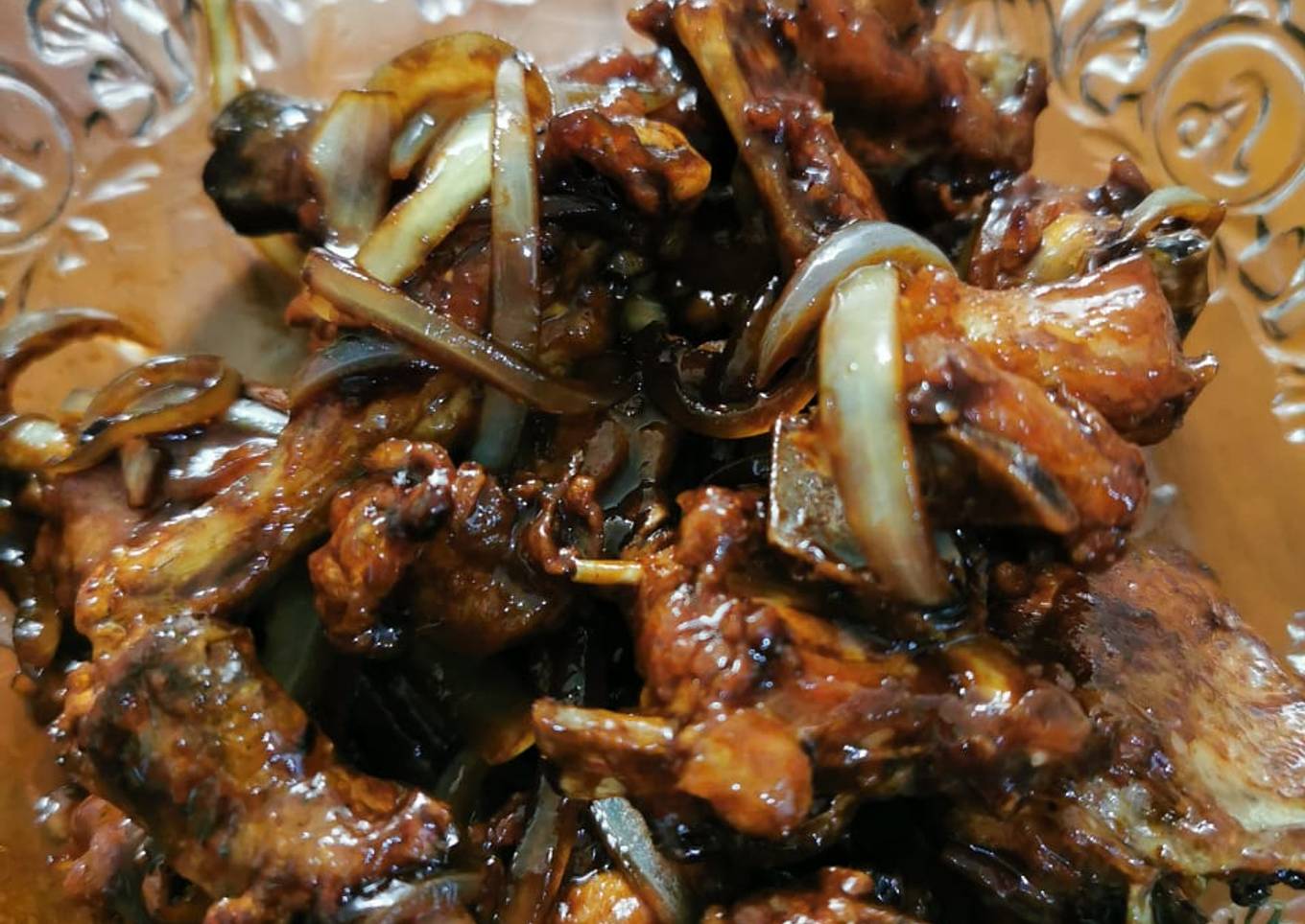 Ayam goreng saus mentega