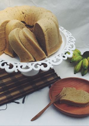 Foto resep Cake pisang kukus (steamed banana cake)