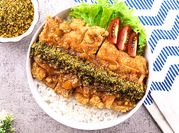 Gambar katsudon chicken katsu