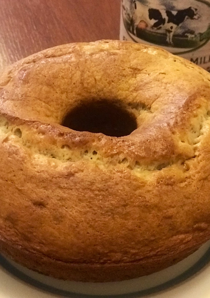 Una foto de Budín de banana 🍌 y dulce de leche 😋