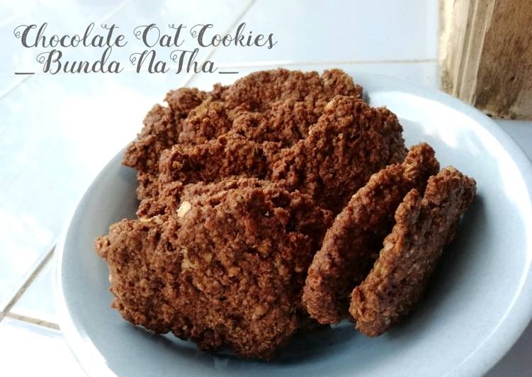 Resep Chocolate Oat Cookies, Sempurna
