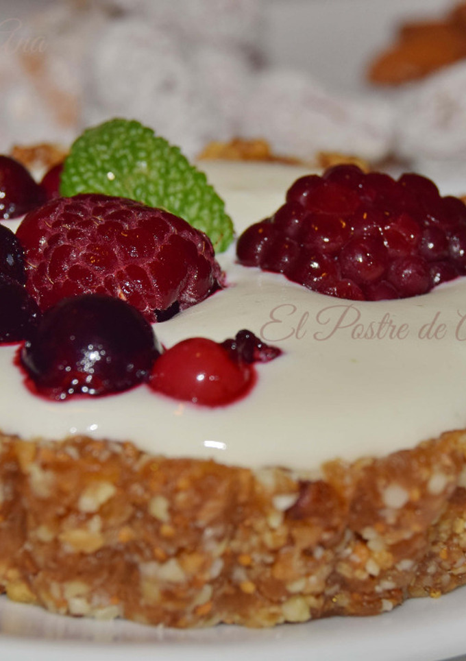 Una foto de Mini cheesecakes con higos y Frutas del bosque