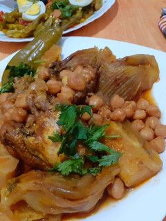 صورة لوصفة طاجين بسباس