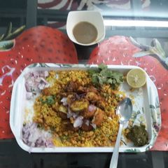 A picture of Paneer chat.
