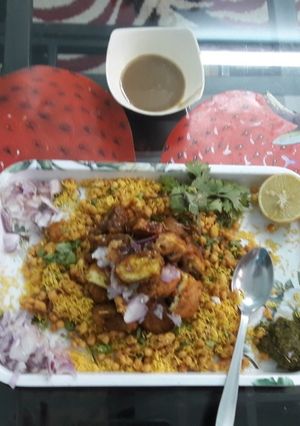 A picture of Paneer chat.