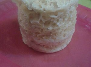 Una foto de Queque en taza