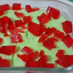A picture of Creamy banana flavoured custard.