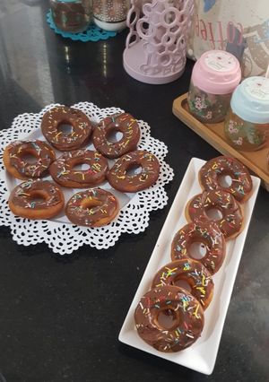 صورة لوصفة دونات 🍩 خفاف كالقطن