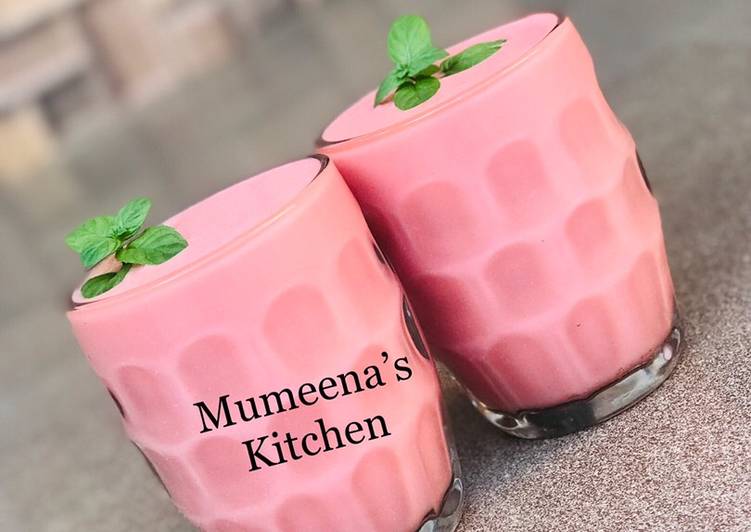 Easiest Way to Make Super Quick Homemade Watermelon milkshake