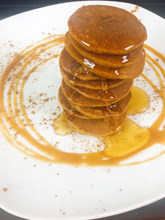 Una foto de Tortitas de avena y calabaza
