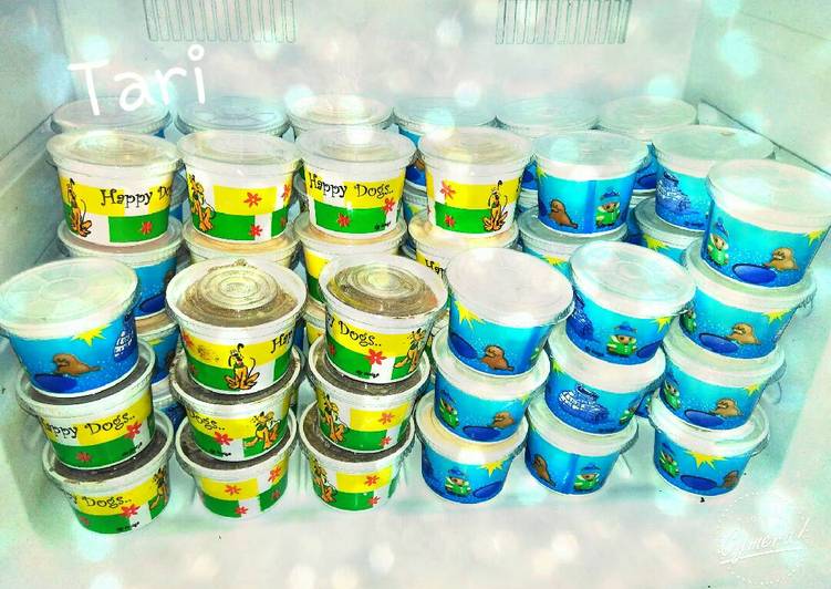 Langkah Mudah untuk Menyiapkan Eskrim murmer (1 kaleng bisa sampe 150 cup)🍦🍦 yang Enak