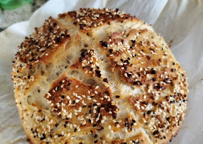 Recipe of Homemade Dutch Oven Everything Bread