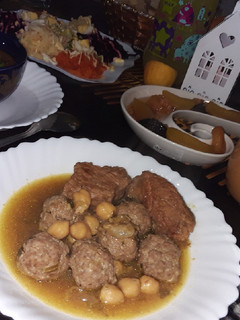 صورة لوصفة مثوم عاصيمي باللحم 🥩🍖واللحم المفروم مرقة بيضة 😋