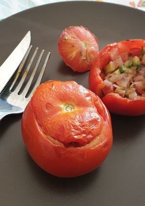 Foto di Pomodori ripieni di verdure al forno super light