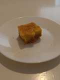 Cool, no-bake dessert with biscuits and fruit jelly