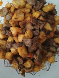 Foto resep Tumis ati ampela dengan tahu kecap