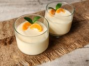 Una foto de mousse de mandarina