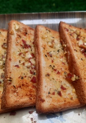 Foto resep Garlic cheese bread
