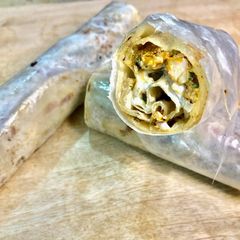 Chicken Tandoori Roll Paratha A picture of Chicken Tandoori Roll Paratha.