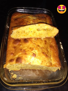 Una foto de Budín de mandarinas 🍊rendidor 😋