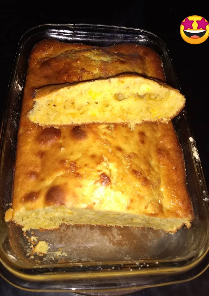 Una foto de Budín de mandarinas 🍊rendidor 😋