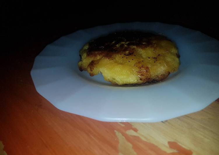 Patacones rellenos de plátano maduro😋