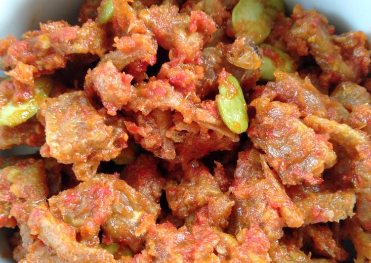 Resep Sambal Tempe Teri, Enak Banget