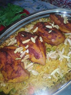 صورة لوصفة كبسة دجاج