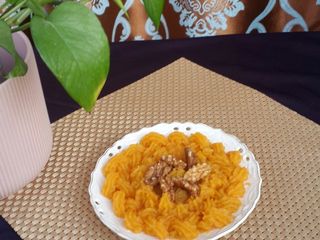 پوره کدو و سیب زمینی