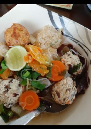 Foto resep Sop Bakso Ayam Lohoa Fantasi dan Perkedel Ayam
