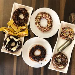 Donuts (eggless) A picture of Donuts (eggless).