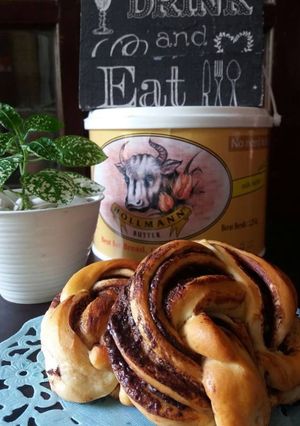 Foto resep Choco Tulip Braided Bread
