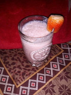 A picture of Strawberry Milk Shake.