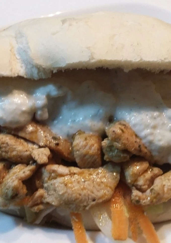 Una foto de Gyros griego