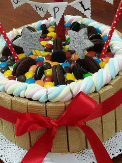 Una foto de Torta de Cumpleaños fácil!