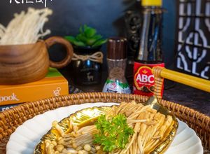 Gambar Enoki Butter Kicap 1 Minit