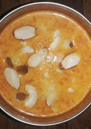 A picture of Gajar ki kheer.