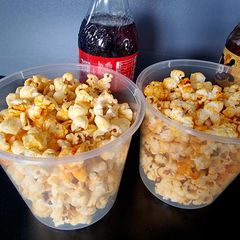 A picture of Stovetop masala Popcorn.