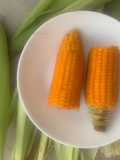 Sweet buttered corn on the cob