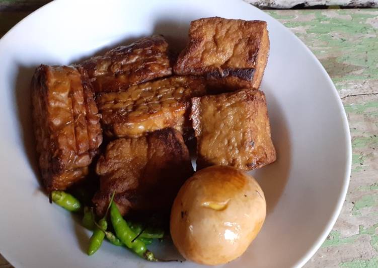 Resep Tahu Tempe Telur Bacem Anti Gagal
