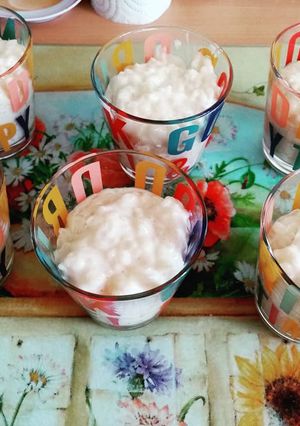 Une photo de Riz au lait vanille