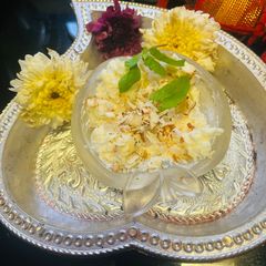 A picture of Makhan Mishri Krishna Janmashtami Prasad.